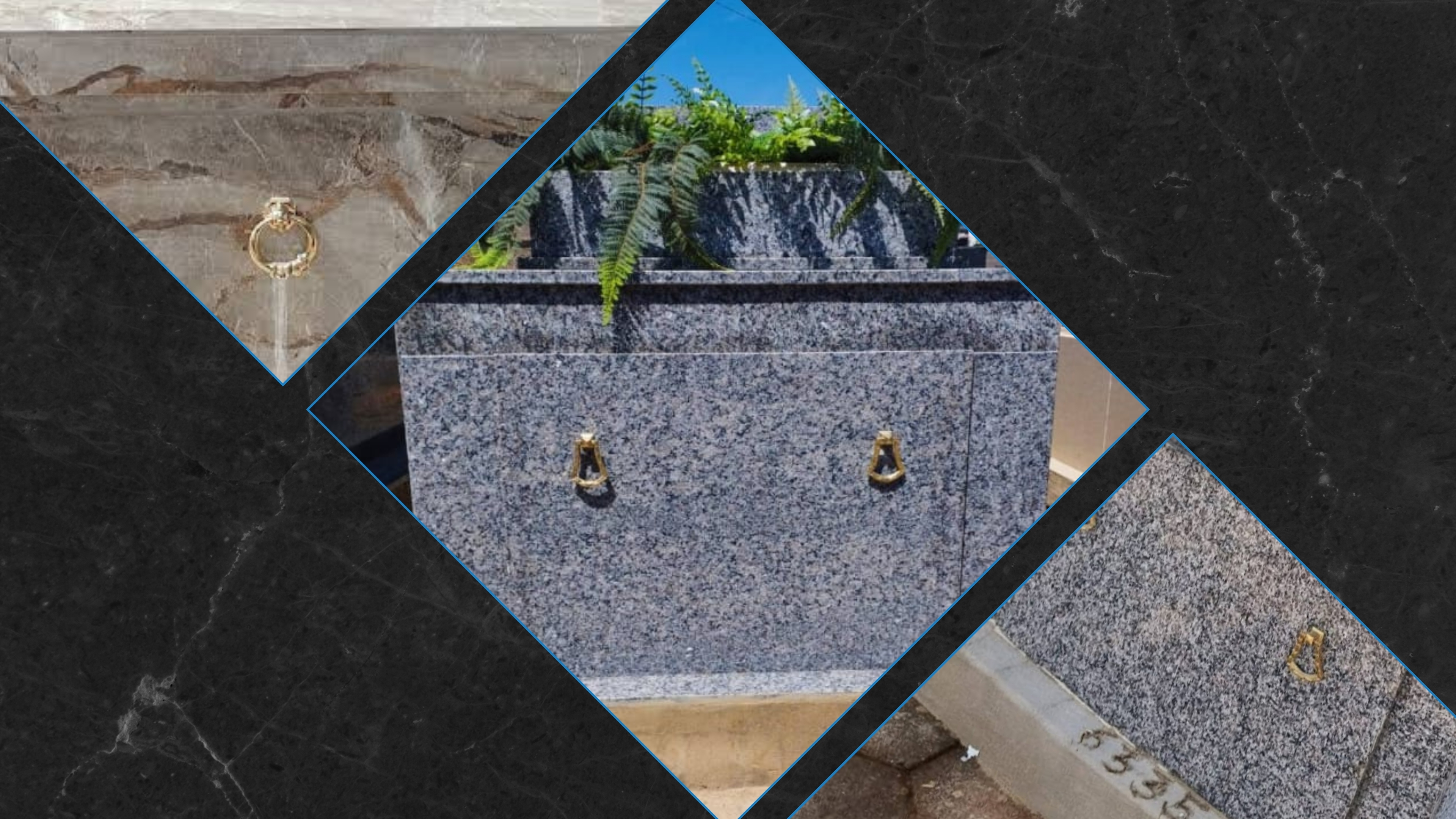 Area gourmet com bancada de marmore